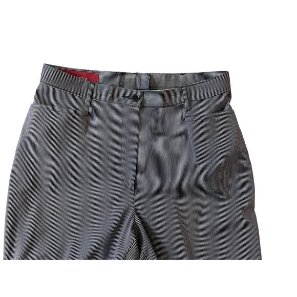 Bianca Gray Stripedl Blazer & Pants Womens Office Suit Set Size 6 - Picture 7 of 12